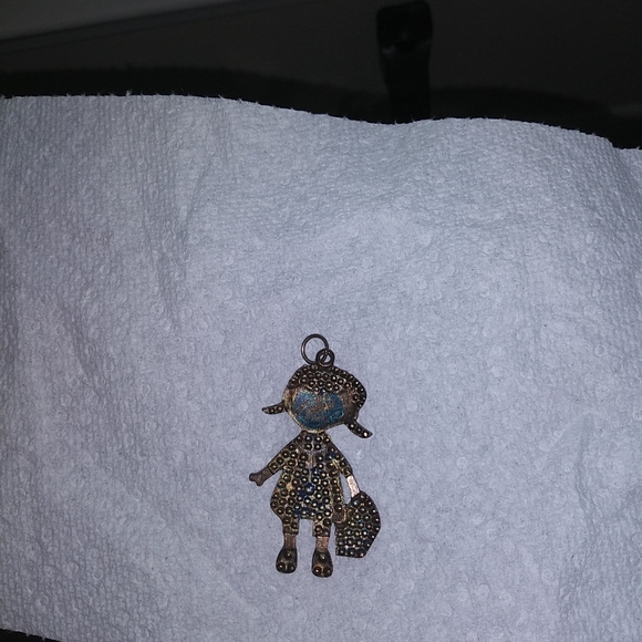 Girls crystal charm pendant - Picture 4 of 4